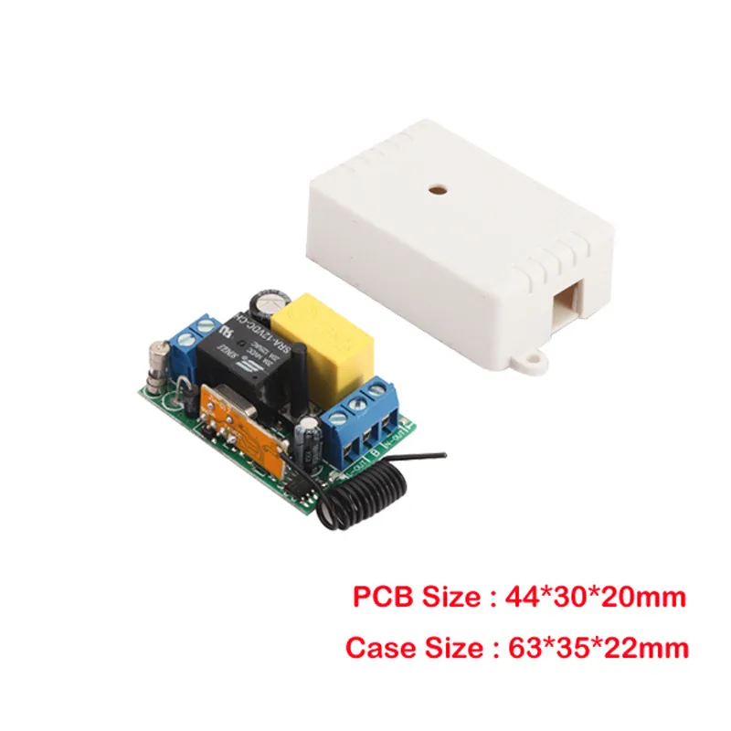 Новинка! Высокое качество AC220V RF беспроводной мини-переключатель релейный приемник Пульт дистанционного управления для переключатель светильник