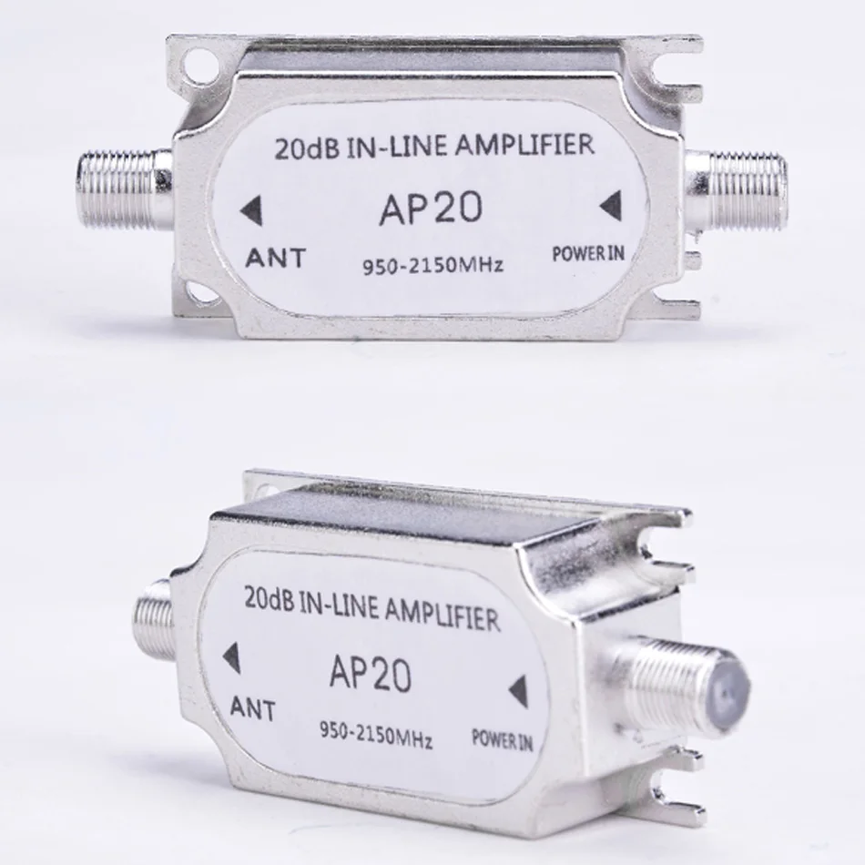 High Quality Inline Amplifier With Up To 20dB ,TV Signal Amplifier