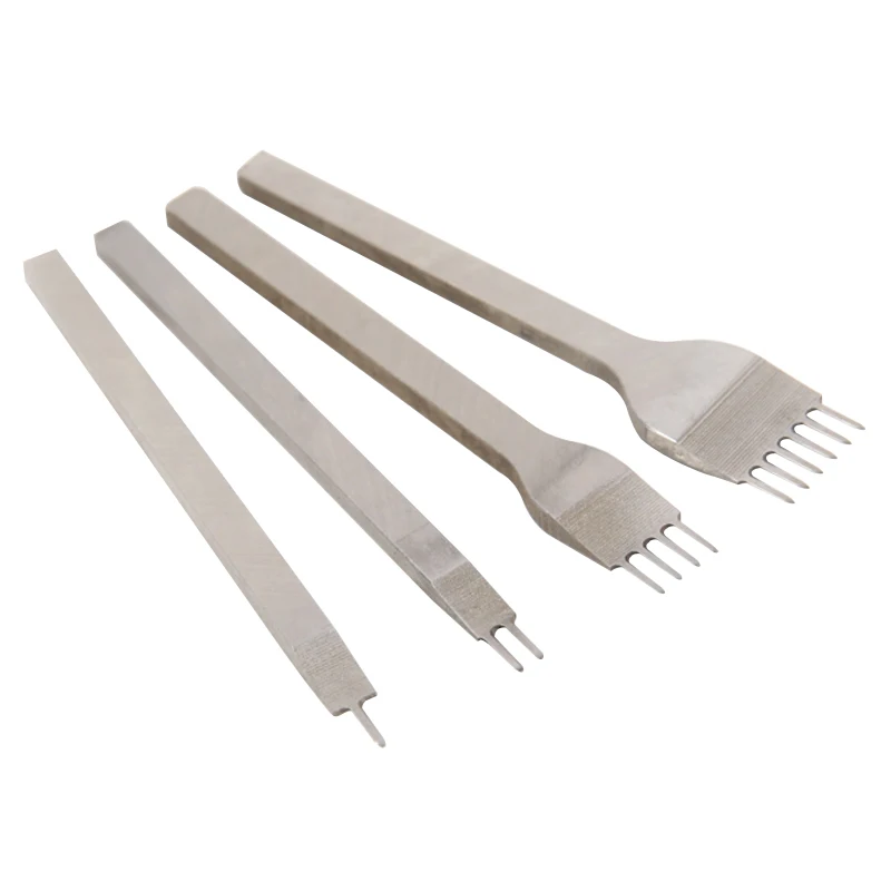 

Pitch 3mm 4pcs/Set DIY Leather Craft Tools 3mm Spacing Pro-Line Pro-Stitch Leather Craft Chisel Hole Punch Tool 1/2/4/6 Prong