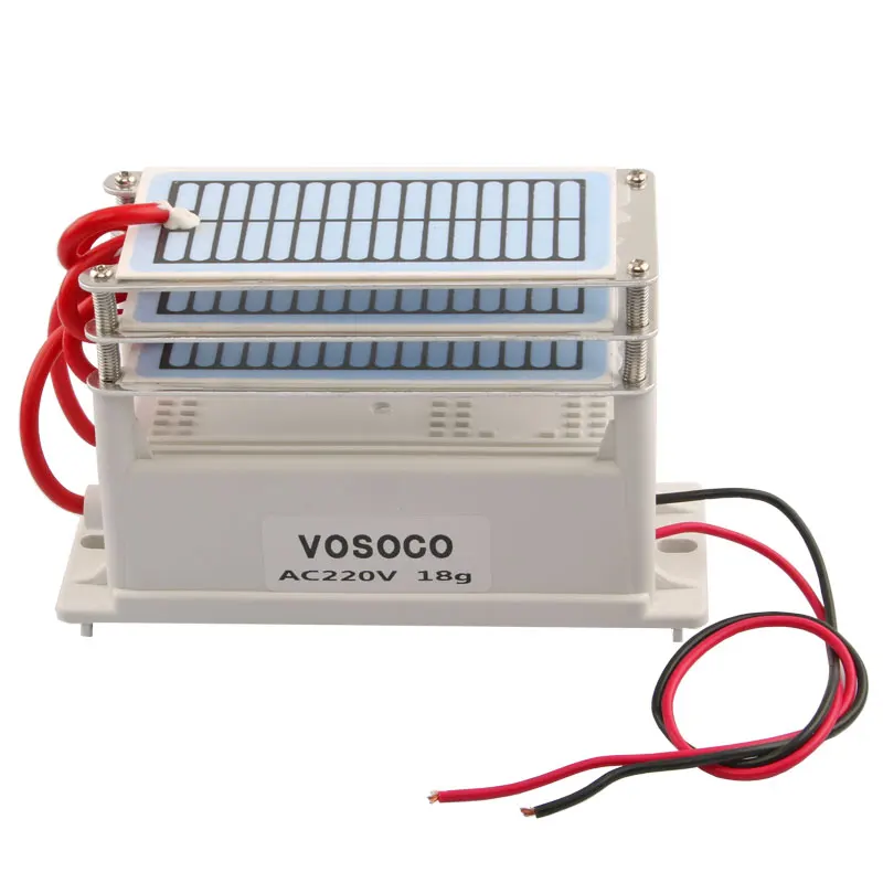 

220V 18g/h Ozone Generator Portable Ozonizer Air Water Purifier Air cleaner Sterilizer treatment Long life Formaldehyde removal
