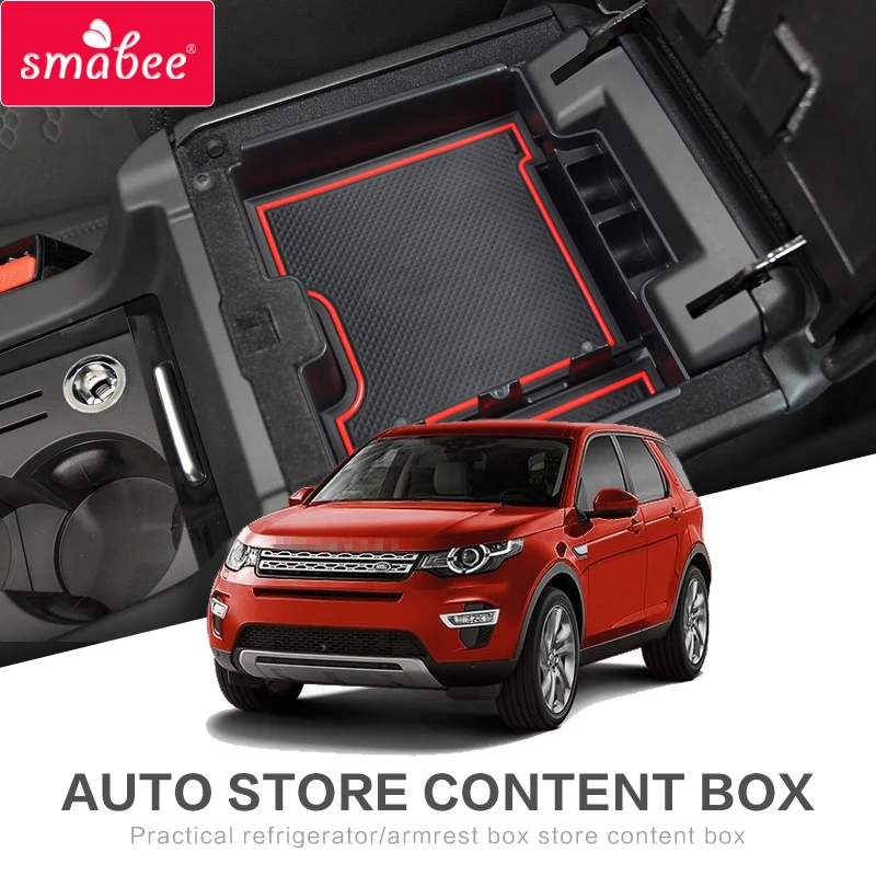 

smabee For Land Rover Discovery Sport 2014-2017 Armrest Box Center Secondary Storage Glove Interior Accessories Stowing Tidying