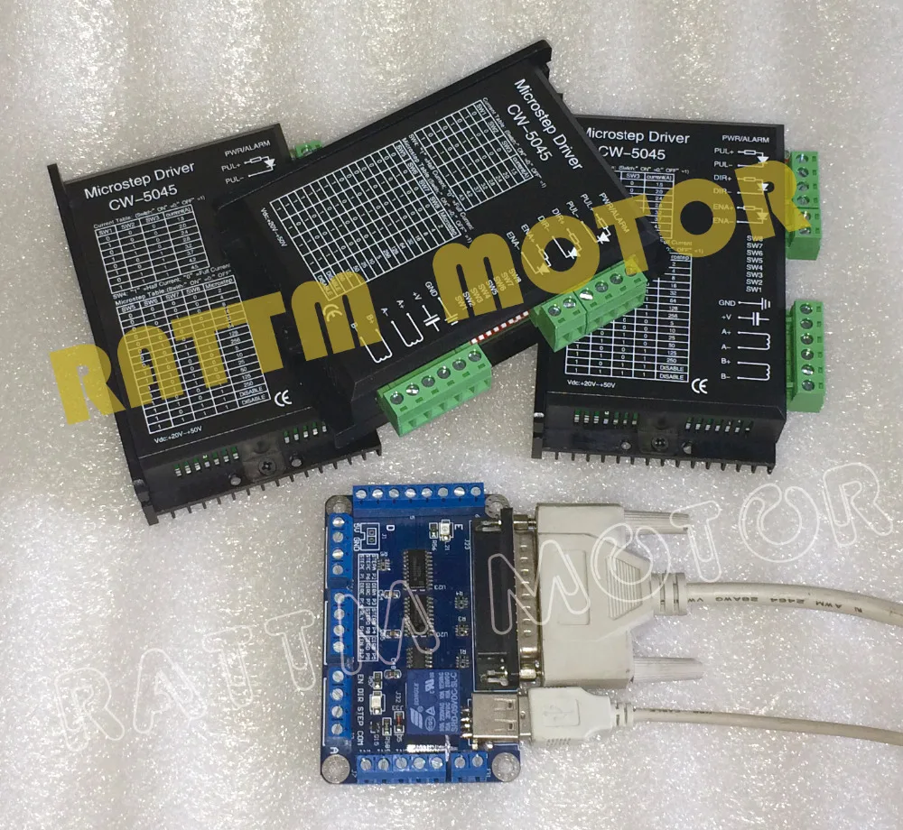 

3 axis CNC stepper controller kit for CNC Router Mill 50V4.5A