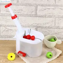 Sweettreats Novedad Super Cereza Pitter Piedra Remover Corer Cereza Máquina Con Contenedor de Frutas y Vegetales Herramientas