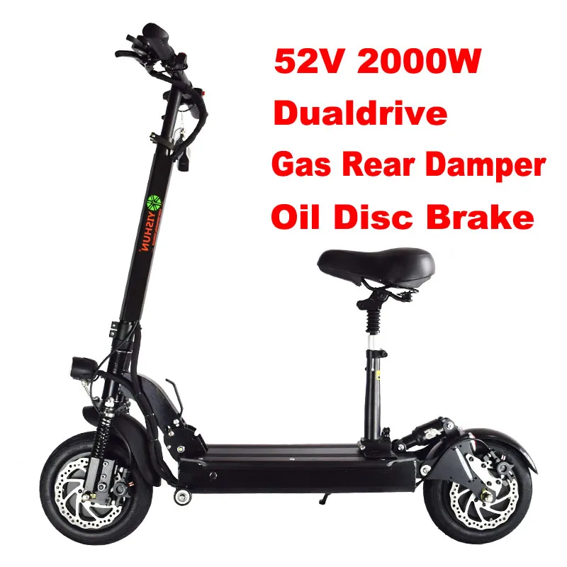 

2000W Powerful Electric Scooter Hoverboard Electric Off Road Skateboard Eletrico Adult Scooter Motor Skateboard Dual Drive 2000W