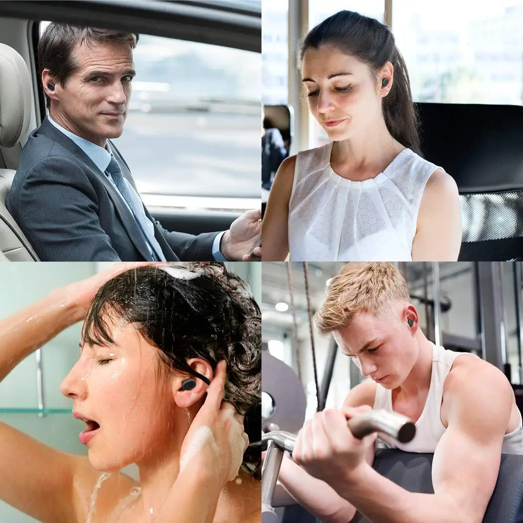 Стерео Bluetooth гарнитура TWS 5,0 беспроводные Bluetooth наушники стерео наушники с зарядным устройством для всех телефонов Bluetooth