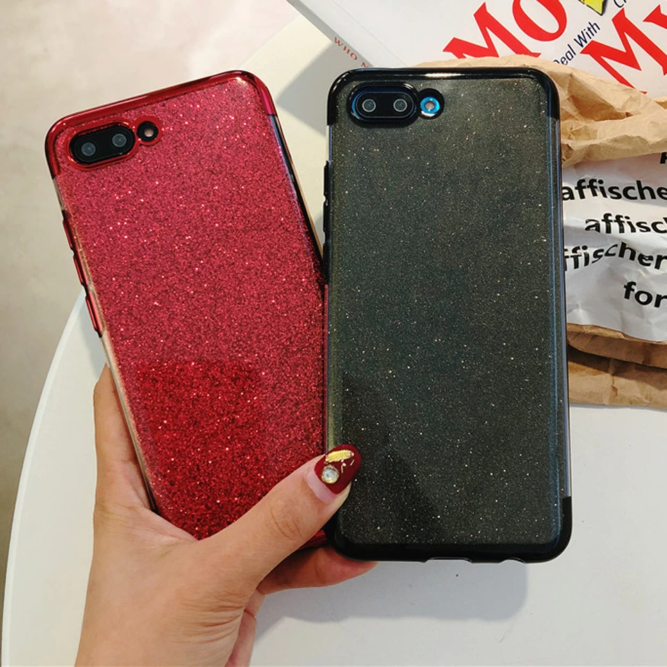 

Glitter Case For Huawei Honor 10 9 8 Lite Honor 8X 7X 8A 7A 7C Y5 Y6 Prime Y7 Pro Y9 2018 P Smart 2019 Cover Silicone TPU Case