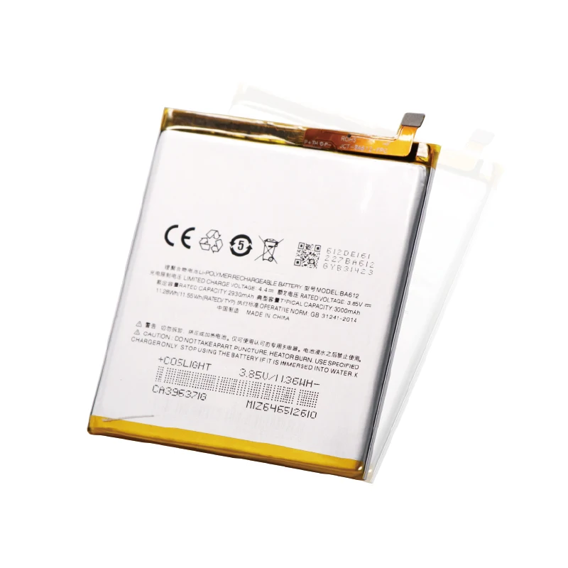 3000mAh For Meizu 5S Battery BA612 Batterie M5S M612Q M612M Bateria Batterij Accumulator AKKU +Tools