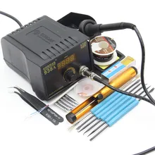 Gordak 938A ESD Безопасный светодиодный дисплей постоянной температуры 60 Вт электронный паяльник Пинцет паяльная проволока сварочные инструменты