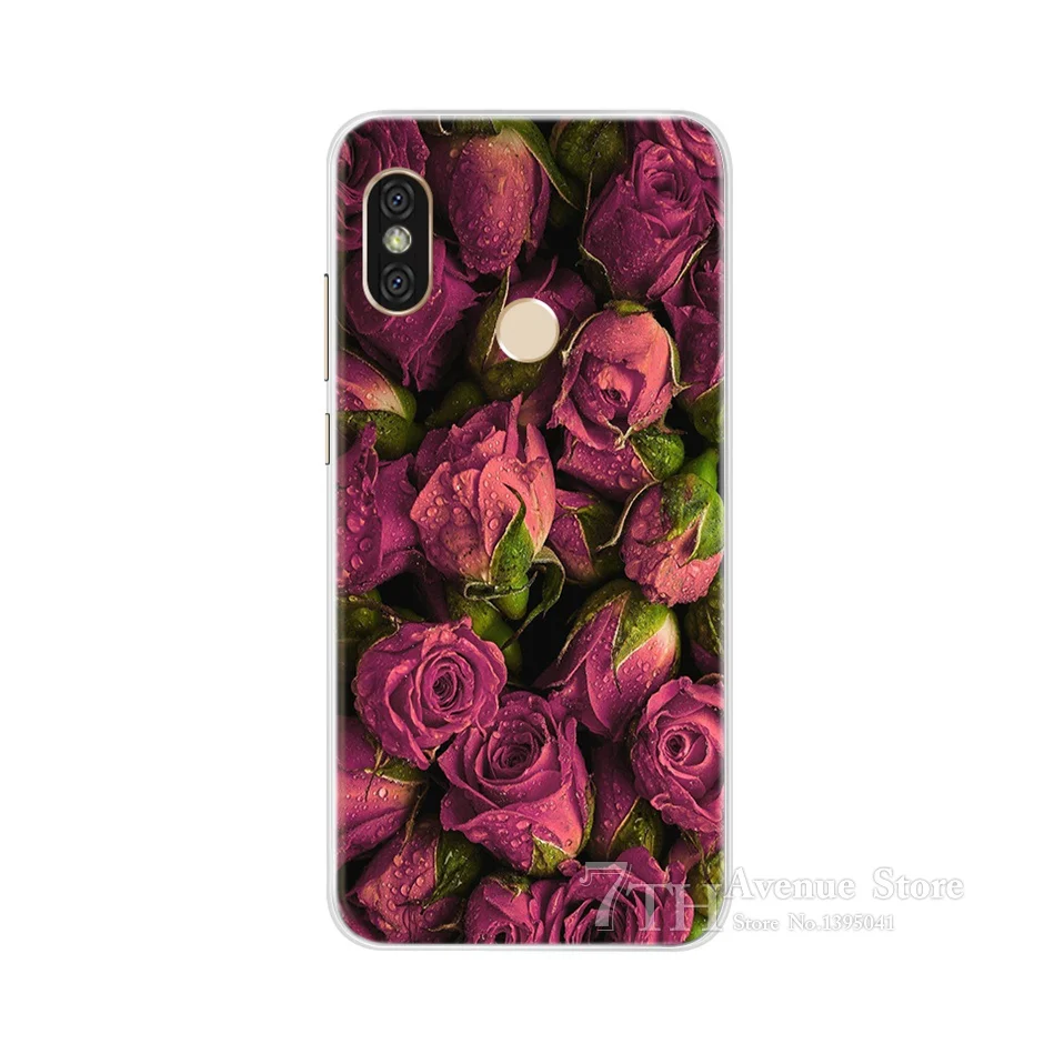 silicone case for Xiaomi MI A2 LITE Case Full Protection Soft tpu Back Cover Phone Case For Xiomi MI A2 LITE bumper Coque Cat 6