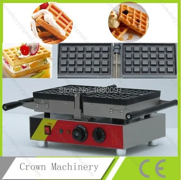 

Turntable Electric Liege Swing Belgian Waffle Maker Machine Baker
