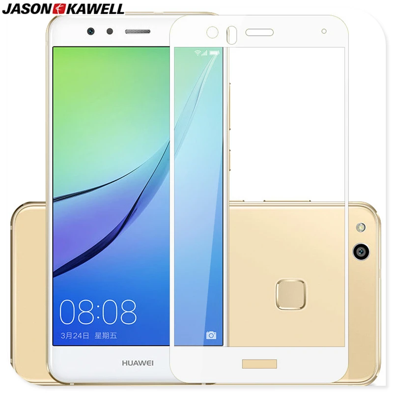 

Full Cover Tempered Glass Screen Protector for Huawei P10 P9 Plus many colors with free transparent mobile case free shipping