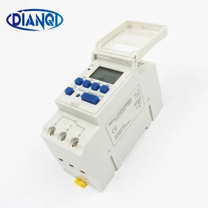 Electronic Weekly 7 Days Programmable Digital TIMER SWITCH Relay Control 220V 230V 6A 10A 16A 20A 25A 30A Din Rail Tp8a16 DIANQI