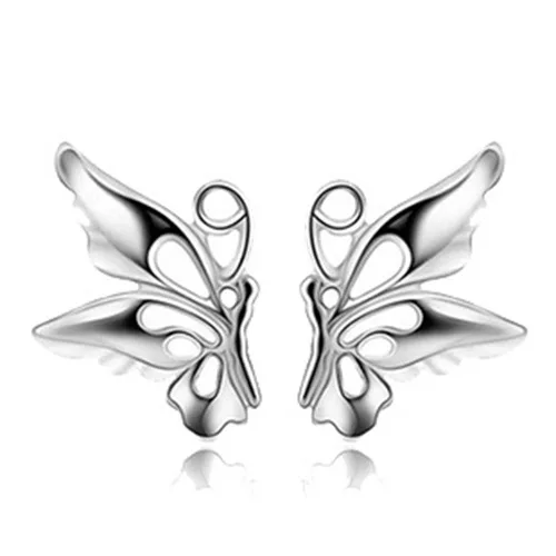 

Gorgeous Guarantee 100% Pure 925 Sterling Silver Woman's Earrings Stud With Cubic Zircon Fashion Jewelry Studs for women