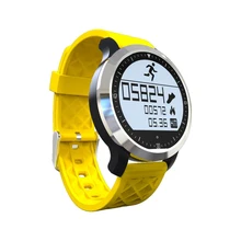 F69 Wasserdichte Bluetooth Smart Uhr Schwimmen IP68 für iPhone und Android Smartphone Smartwatch pulsmesser display