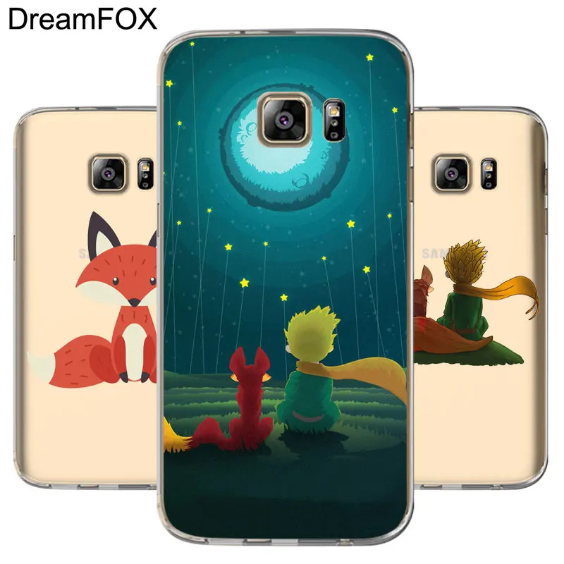 DREAMFOX M527 Prince And Fox Soft TPU Silicone Case Cover For Samsung Galaxy Note S 6 7 8 9 10 10e 11 11e Lite Edge Plus |