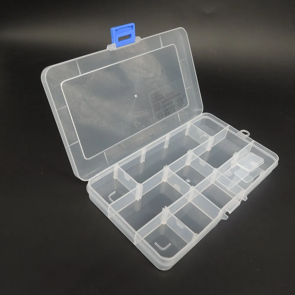 NEWACALOX DIY SMD SMT винт для шитья ПП прозрачный компонент ящик для хранения инструментов Электронный пластиковый контейнер коробка для инструментов чехол