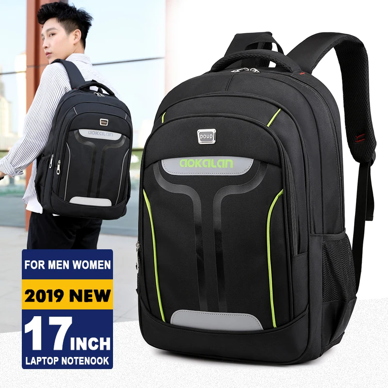 

2019 NEW 17 Inch Laptop Backpack For Men Women 15.6 Notebook Business College School Backpacks Male Waterproof Travel BagPack