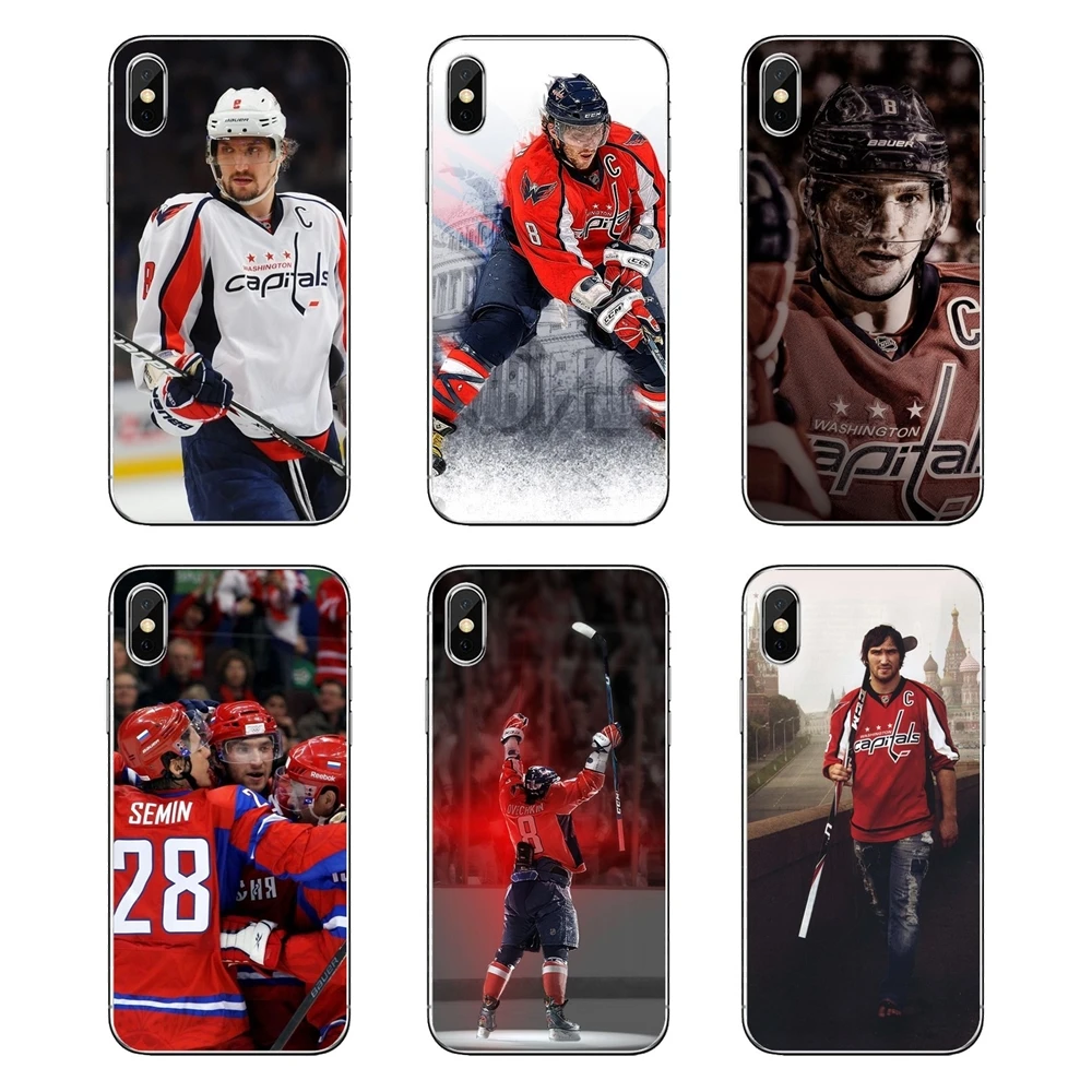 Мягкие прозрачные чехлы для Huawei Honor 8 8C 8X 9 10 7A 7C Mate 20 Lite Pro P Smart Plus Alex Ovechkin |