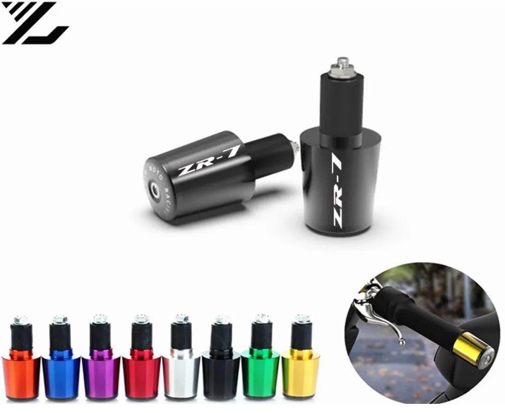 Motorcycle 7/8'' 22MM Grips the bar ends CNC Handlebar Handle Bar Sliders for kawasaki ZX7R / ZX7RR 1989-2003 1990 91 | Автомобили
