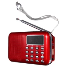 Мини Радио FM Портативный цифровой динамик USB Micro SD TF карта Mp3 музыка Lettore