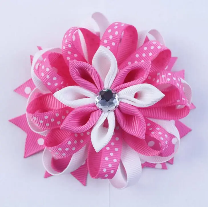 kanzashi pinwheel hair clip1