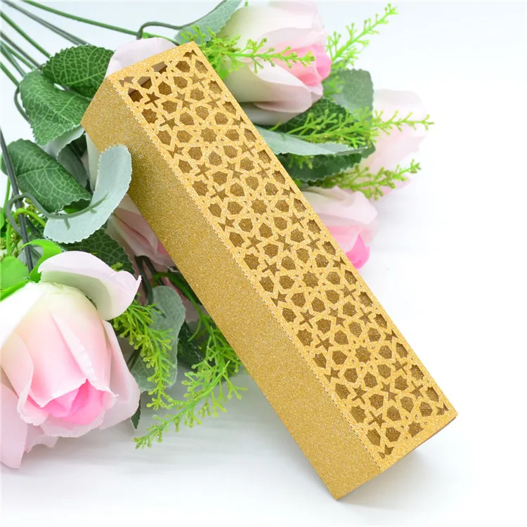 

Luxurious gold glitter paper laser cut Ramadan Festival gifts invitation boxes