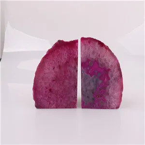 pink Подставка для книг с кристаллами и натуральными агатами, Портативная подставка для книг, подставка для документов, подставка для чтения, держатель для книг, украшение для дома - Цвет: pink