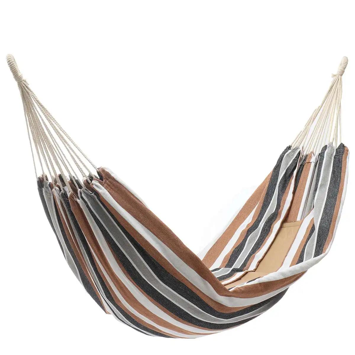 Черный 200x150 cm Parachute Double Hammock Swing Hanging Camping Travel Portable Swing Bed Max Load 350kg - Цвет: Черный