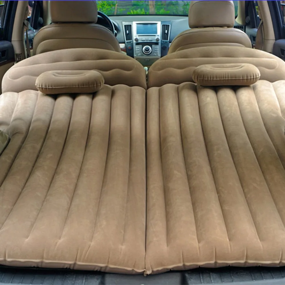 Coche de viaje inflable colchón de aire de cojín de cama de Camping Universal se aire sofá almohadas de aire portátil