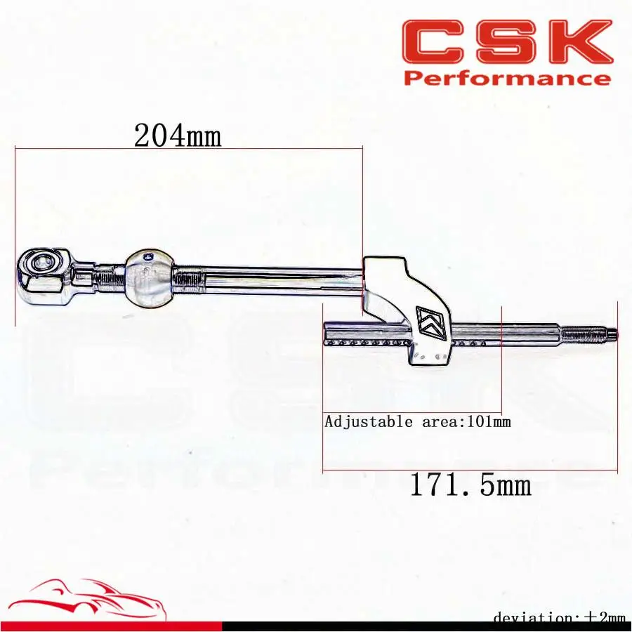 Регулируемая высота Быстрый короткий переключатель для Civic Integra CRX B16 B18 B20 D16 черный