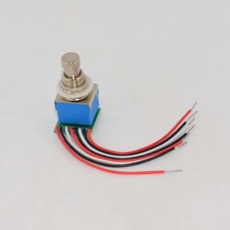 

10 PCS/Lot 9-pin 3PDT Guitar Effects Pedal Box Stomp Foot Metal Switch True Bypass PCB wiring board free shipping