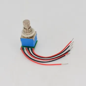 

10 PCS/Lot 9-pin 3PDT Guitar Effects Pedal Box Stomp Foot Metal Switch True Bypass PCB wiring board free shipping