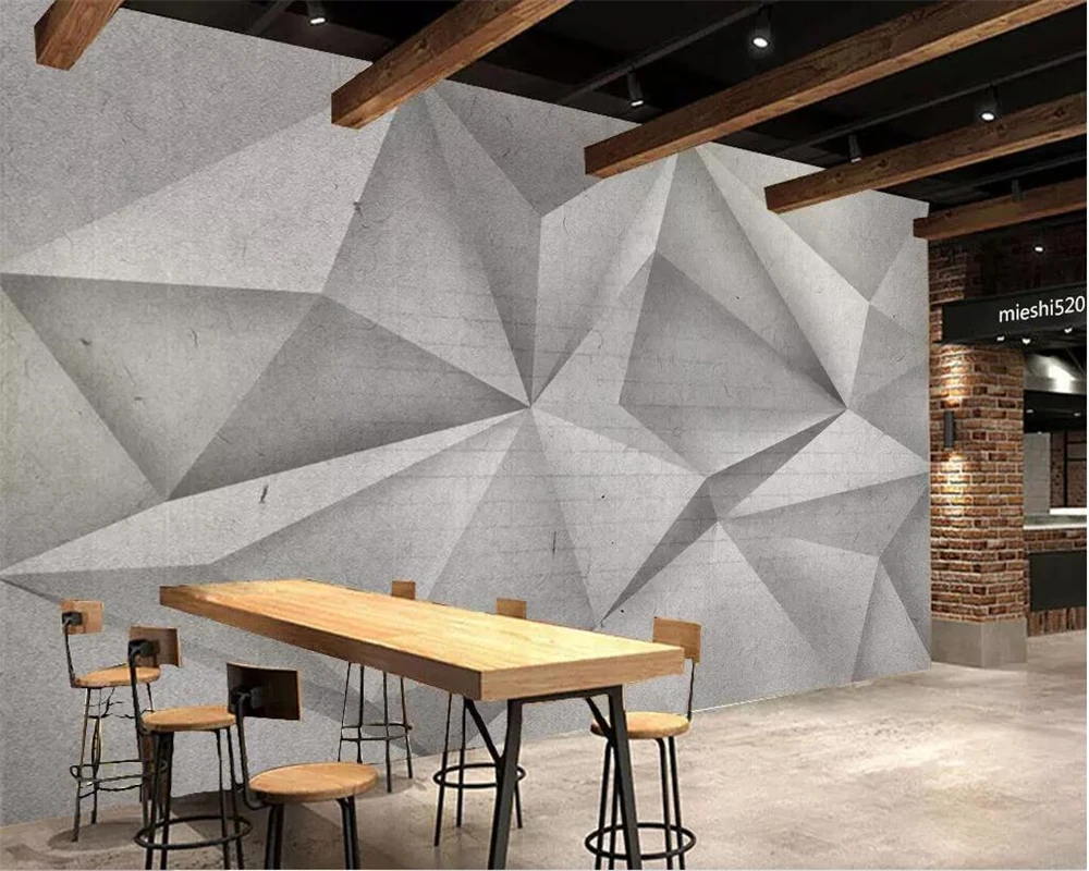 beibehang Custom wallpaper 3d stereo photo mural art background advanced gray tone wall papers home decor | Обустройство дома