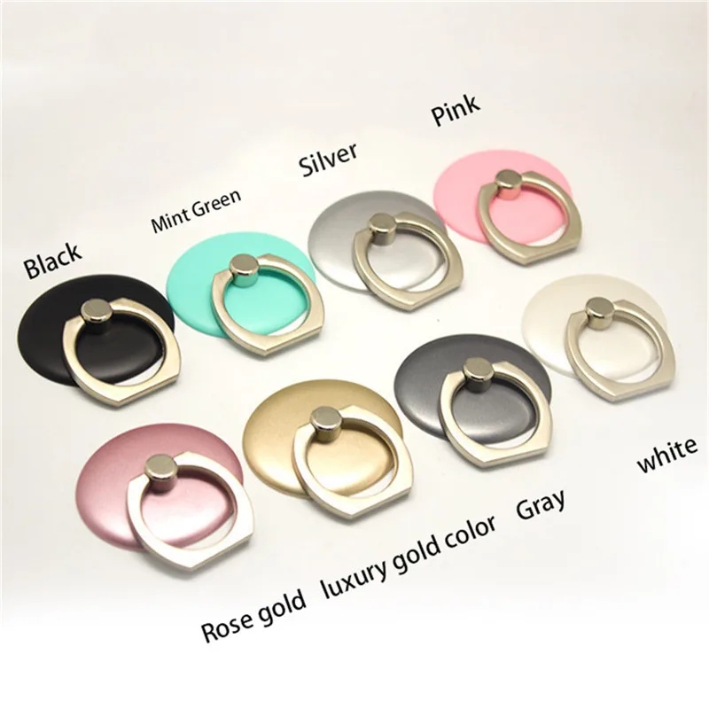 360 Degree Luxury Metal round Smartphone Finger Ring Holder For iPhone5s 7 plus Samsung xiaomi Phone car Bracket Desk Stand 360 Degree Luxury Metal round Smartphone Finger Ring Holder For iPhone5s 7 plus Samsung xiaomi Phone car Bracket Desk Stand