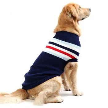 

Big Dog Clothes for Dogs Sweater Pullover Small Pet Clothes Warm Coat Pet Dog Clothing Golden Retriever Dachshund Clothes 38