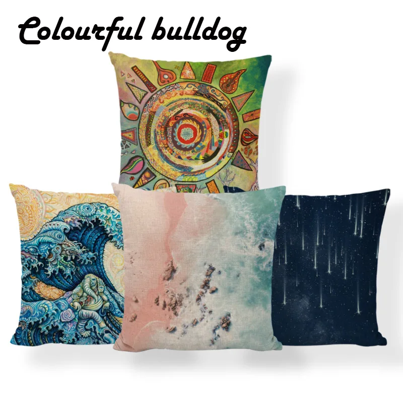 

Plant Green Cushion Cover Beach Banana Pillow Case Red Tropical Style School Waist Support Yellow Dakimakura Small Linen Royal
