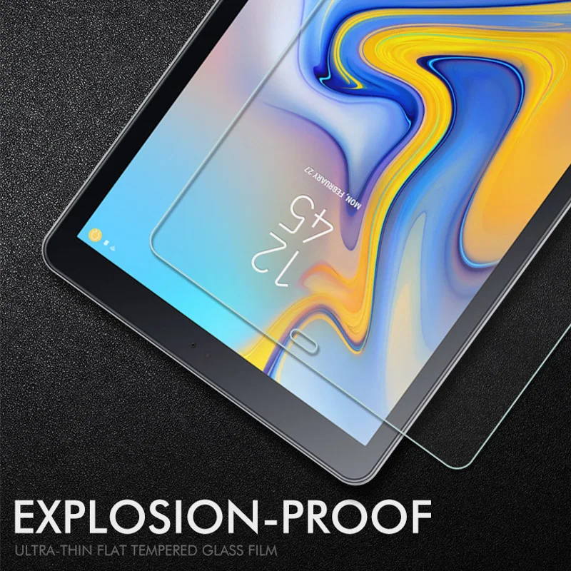 2 шт. Закаленное стекло планшета для Samsung Galaxy Tab A 10 5 2018 Защитная пленка экрана A2 T590