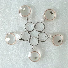 50 шт. 13,56 МГц cpu карта прозрачный брелок из эпоксидной смолы карточка fudan FM1208-10 карта cpu Брелок карта поддержка ISO/IEC14443-A