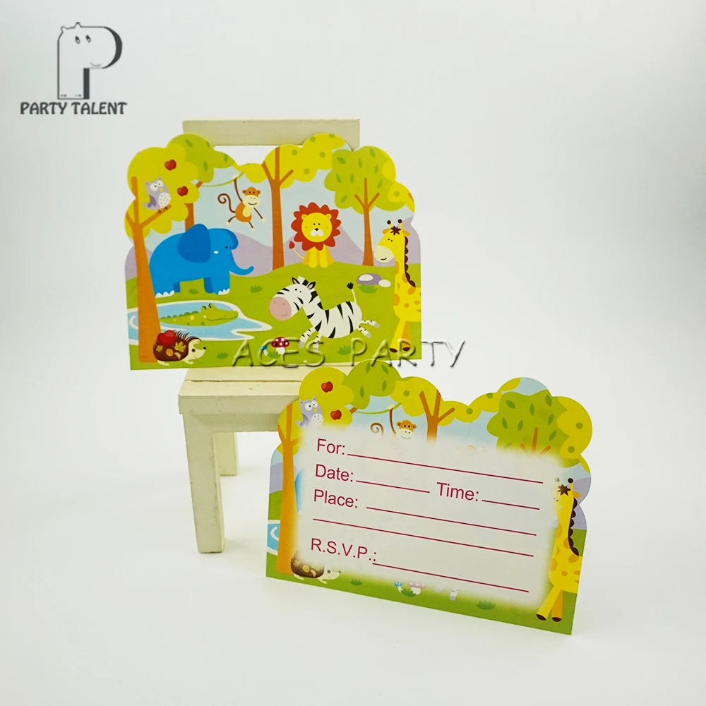 Carte D Invitation A Theme Animaux De Safari De La Jungle Fournitures De Fete Decoratives Pour Anniversaire Pour Enfants Fournitures De Fete Carton D Invitation 8 Pieces Aliexpress Carte D Invitation A Theme Animaux De Safari De La Jungle Fournitures De Fete Decoratives Pour Anniversaire Pour Enfants Fournitures De Fete Carton D Invitation 8 Pieces Aliexpress