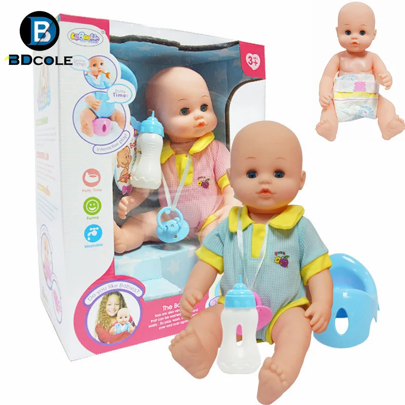 pretend play with dolls