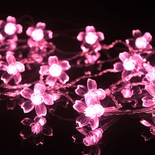 10M Lighting Strings Led Cherry Blossom Tree Light Home Wedding Christmas Decoration for Living Room/Bedroom/Birthday Party H-06