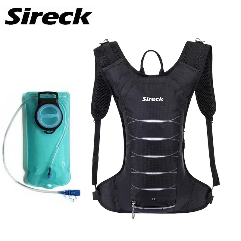 Sireck 2L Water Bag 3L Hydration Backpack Camping Marathon Cycling Climbing Running Bladder Mochila | Спорт и развлечения