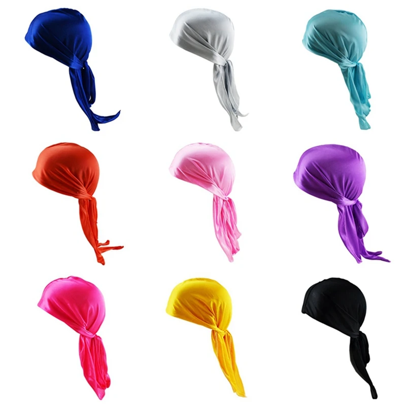 Women Men Motorcycle Biker Cap Head Wrap Headwrap Headscarf Hip Hop