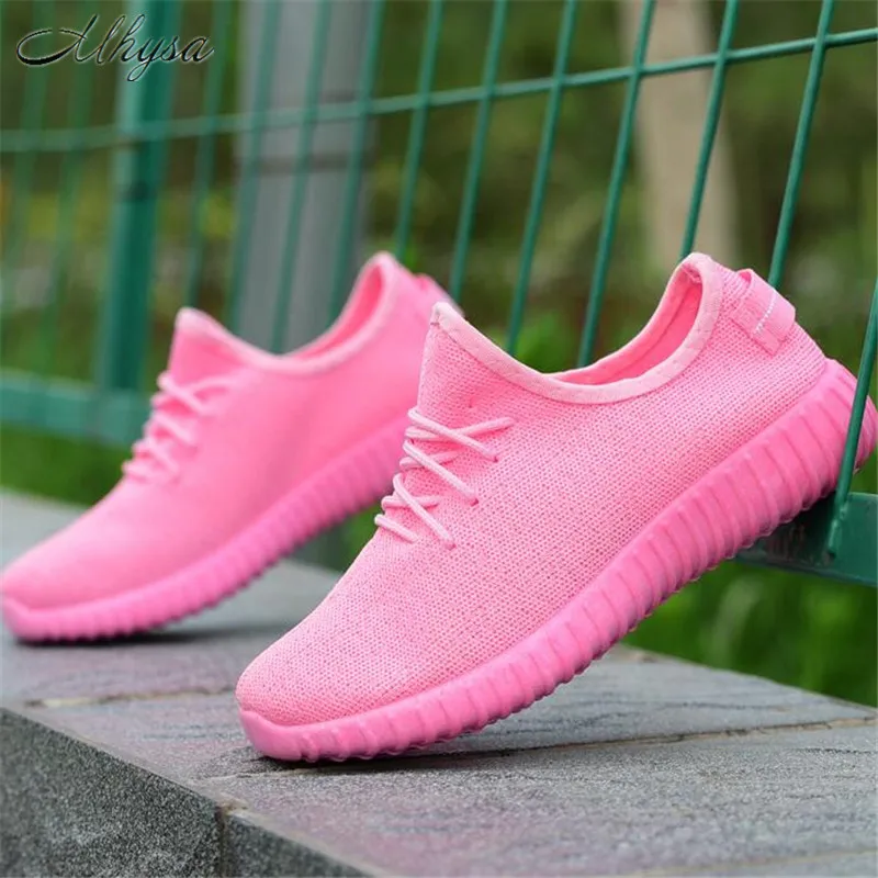 

Mhysa 2019 new four seasons multicolored bottom shoes really flying woven wear non-slip breathable flat with women's shoes M0106