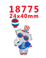 18775 30 шт мультфильм персонаж плоское украшение из смолы PR 17830 - Цвет: 18775