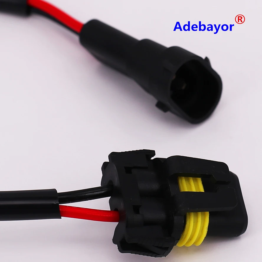 2 шт./лот H11 H8 H9 жгут проводов для xenon HID балласт гнездо для HID ...