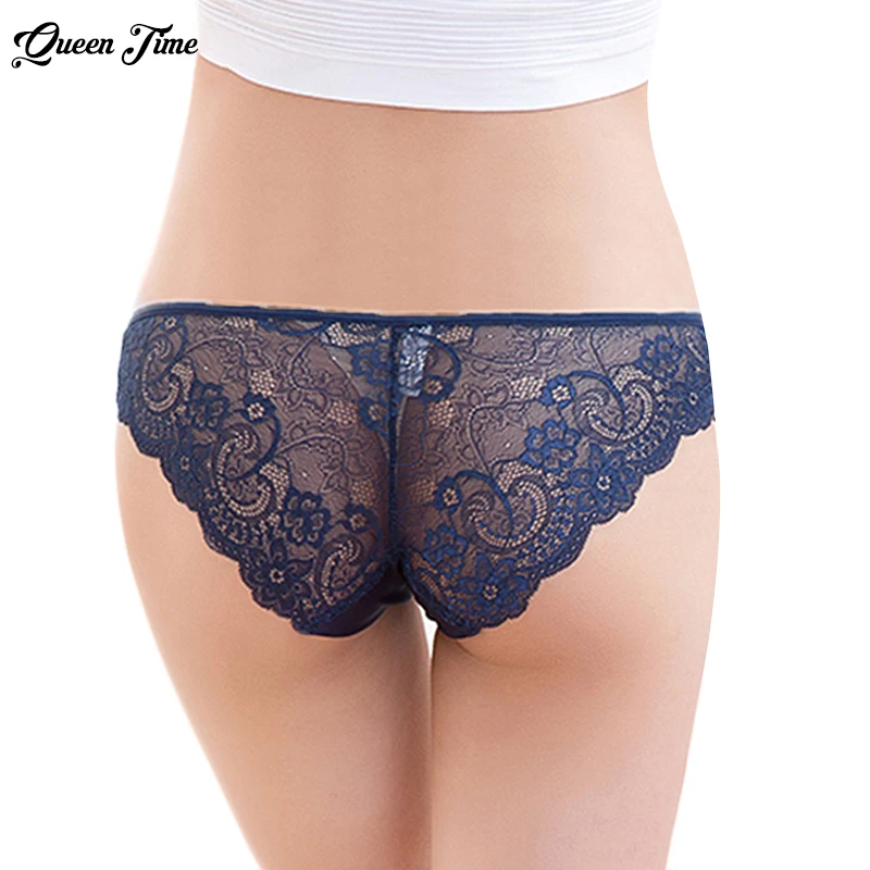 Brand Underwear Women Lace Briefs Ultra-thin Comfort Low Waist Seamless Solid 2017 New Panties 6 Colors XL 1PCS hot sale