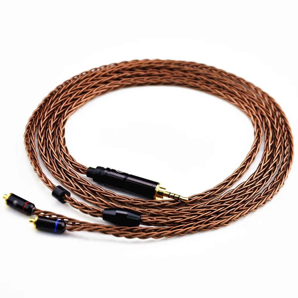 New Arrival LZ 2.5mm Balanced Cable 8-core 6N Upgreded Single Crystal Copper Earphone Cable With MMCX Connector For LZ A4/A5 цена New Arrival LZ 2.5mm Balanced Cable 8-core 6N Upgreded Single Crystal Copper Earphone Cable With MMCX Connector For LZ A4/A5 цены онлайн