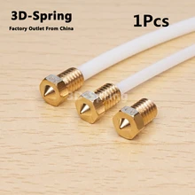 1Pcs V6 V5 Nozzle For E3D J Head Extruder Hotend copper Brass 0 2 1 0mm