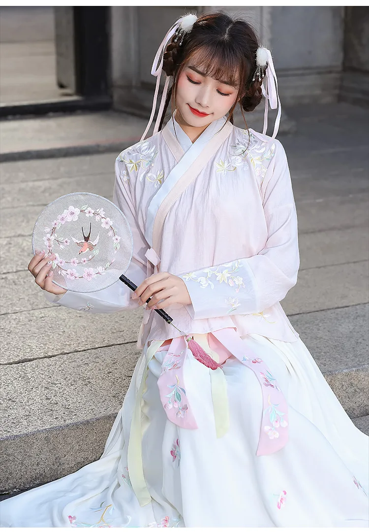 Hanfu танцевальный костюм женский костюм династии Цин китайский костюм восточное платье традиционная китайская одежда для женщин